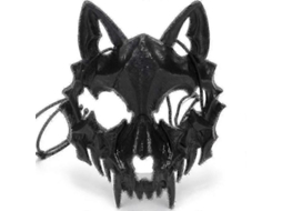 Máscara Japonesa Para Adultos Máscara De Resina Com Caveira Branca E Meia Face Festa À Fantasia De Halloween Olysi Shop