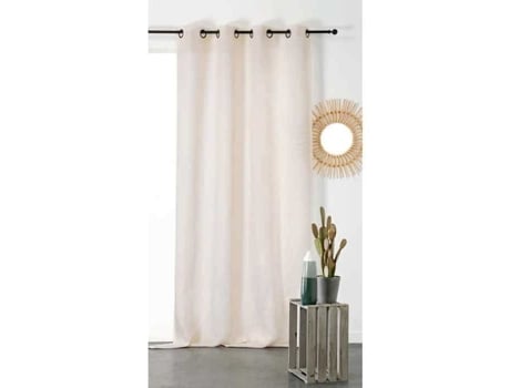 Cortina Filtrante e Natural em 100% Linho Ecru 145 X 260 Cm LINDER