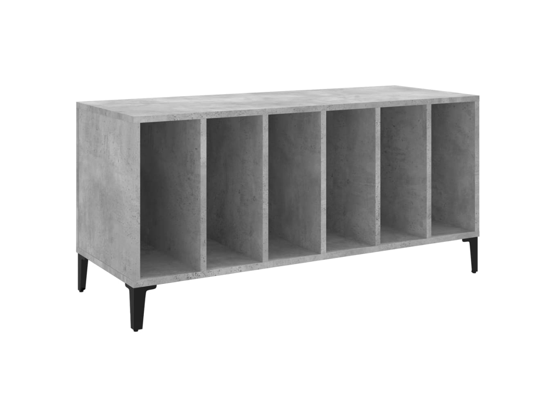 Record Cabinet, Record Cabinets Vidaxl Cinzeto Madeira Processada (n/a)