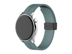 Bracelete Para Garmin Vívomove Hr/3/style/luxe/sport/trend (20mm) Verde Pinheiro Cuich