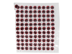 100 Olhos Artificiais De Isca De Pesca 3d Oval Adesivos Diy Acessórios De Pesca 7mm