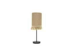 Candeeiro De Mesa Sibila 1xe14 Preto/areia 46x15x15 Cm Fabrilamp