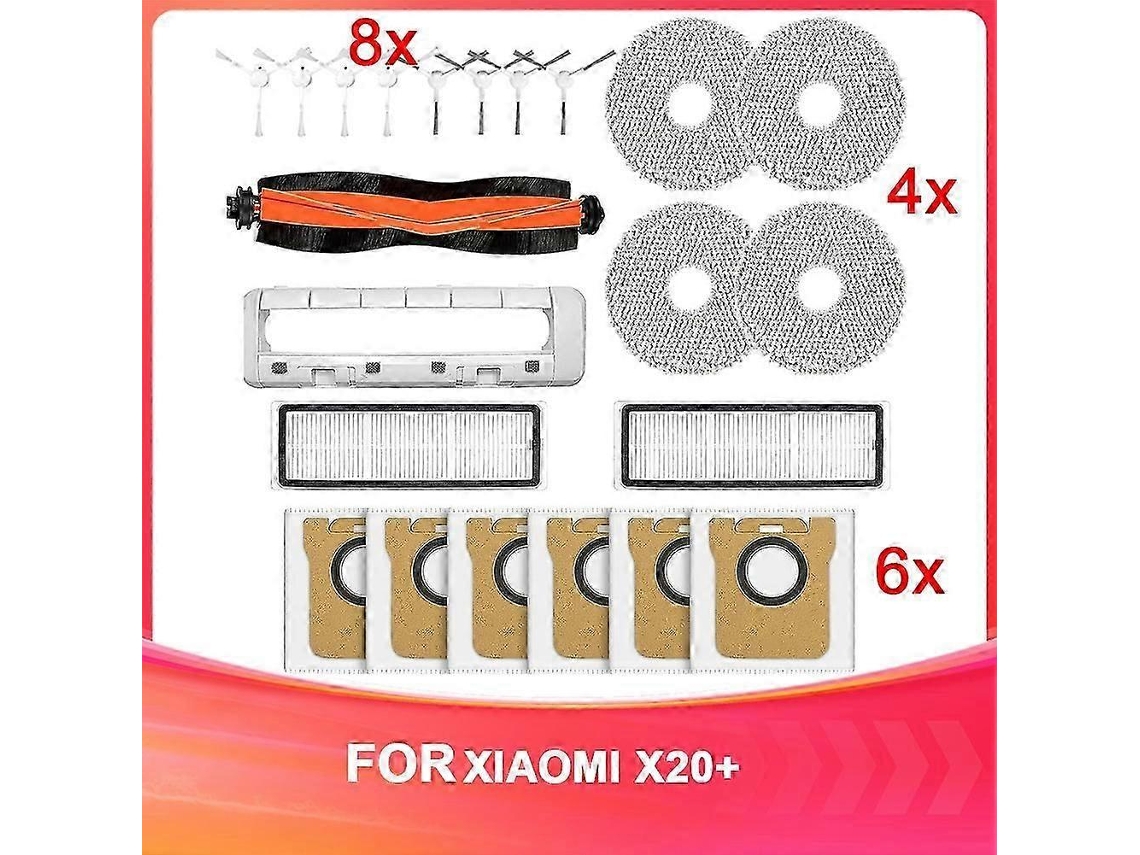 Peças De Reposição Para Aspirador De Pó Robô Xiaomi X20 Brilvibera