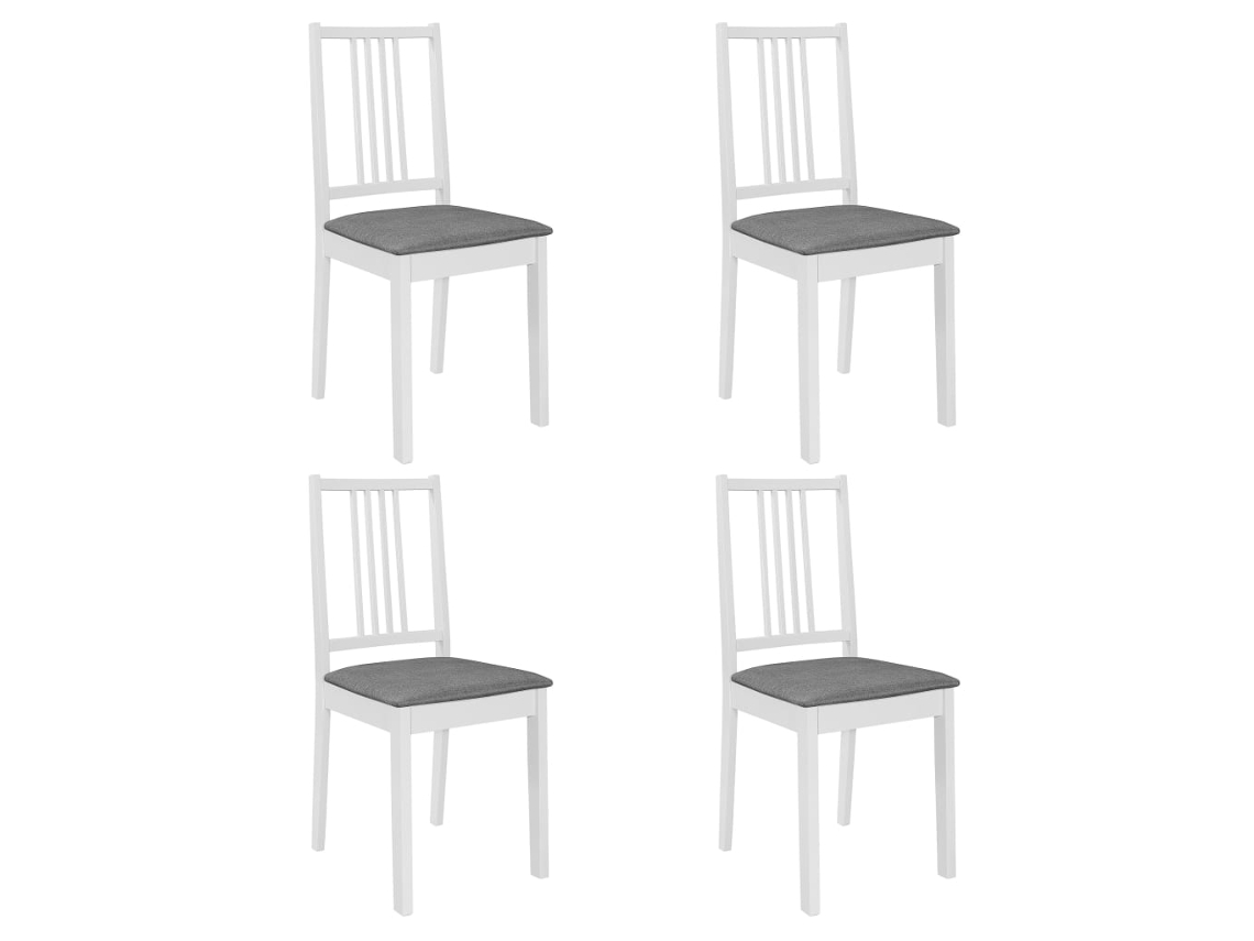 Dining Chair, Dining Chairs Vidaxl Branco Madeira (n/a)
