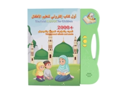 Primerox livro Sonoro Interativo para Crianças Aprendizagem de Idiomas Inglês Árabe Educativo Eletrônico
