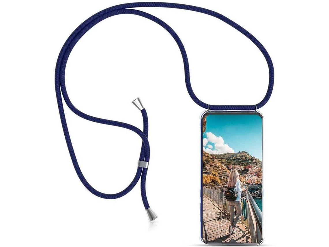 Capa Xiaomi MI A2 HONGWE. Com corda Transparente, Azul