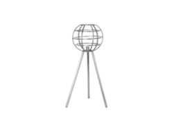 Abajur de Mesa em Metal Cinza Escuro, 50x50x98cm ALEXANDRA HOUSE LIVING