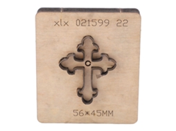 Moldura De Corte Transversal Em Aço Liga Para Punching Em Couro Com Placa De Madeira Para Artesanato Diy