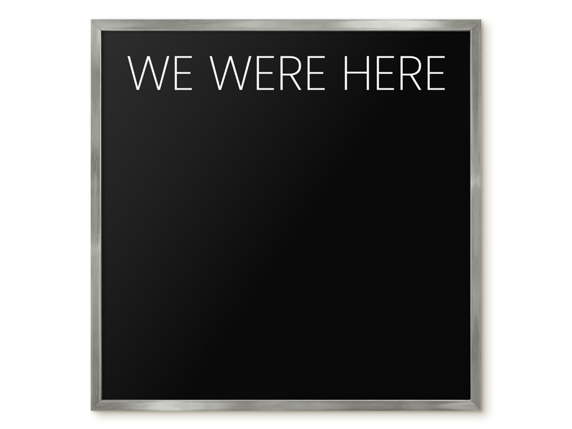 Magnetic Board We Were Here For The Living Room Espelharte (50x50 Cm)