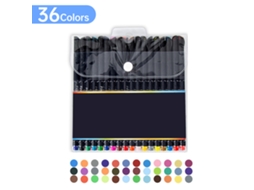 36 Canetas Fineliner Ponta Fina 0.4mm para Diário Escrita Desenho | S/MARCA
