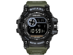 Reloj Digital Deportivo Hombre Impermeable Multifuncional Con Alarma Y Cronómetro (verde Ejército)
