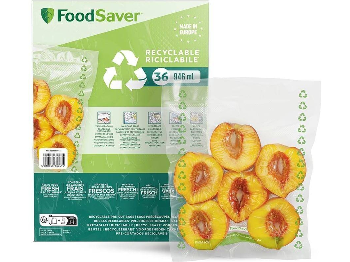36 Sacos Pequenos FOODSAVER FSBE4802X-0