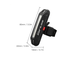 Lanterna Traseira de Bicicleta USB Recarregável, 100lm, com 7 Efeitos, Segurança Noturna S/MARCA