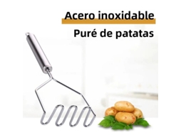 Triturador Manual de Batatas em Aço Inoxidável, Ralador de Frutas e Legumes, Utensílio de Cozinha Infantil MDUG