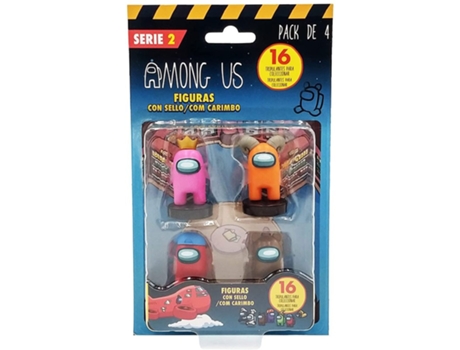 Among Us Pack Con 4 Personajes Disfrazados Y Con Sellos De Bizak Bizakp22