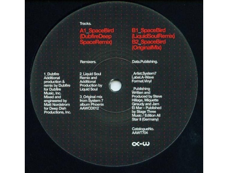 Vinil System 7 - Space Bird