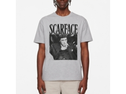 Rockinstone Scarface Movie Gangsta Heather Gray Adult T-shirt Size:s