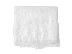 Renda de Mesa Branca 36x300cm para Casamento e Festas S/MARCA