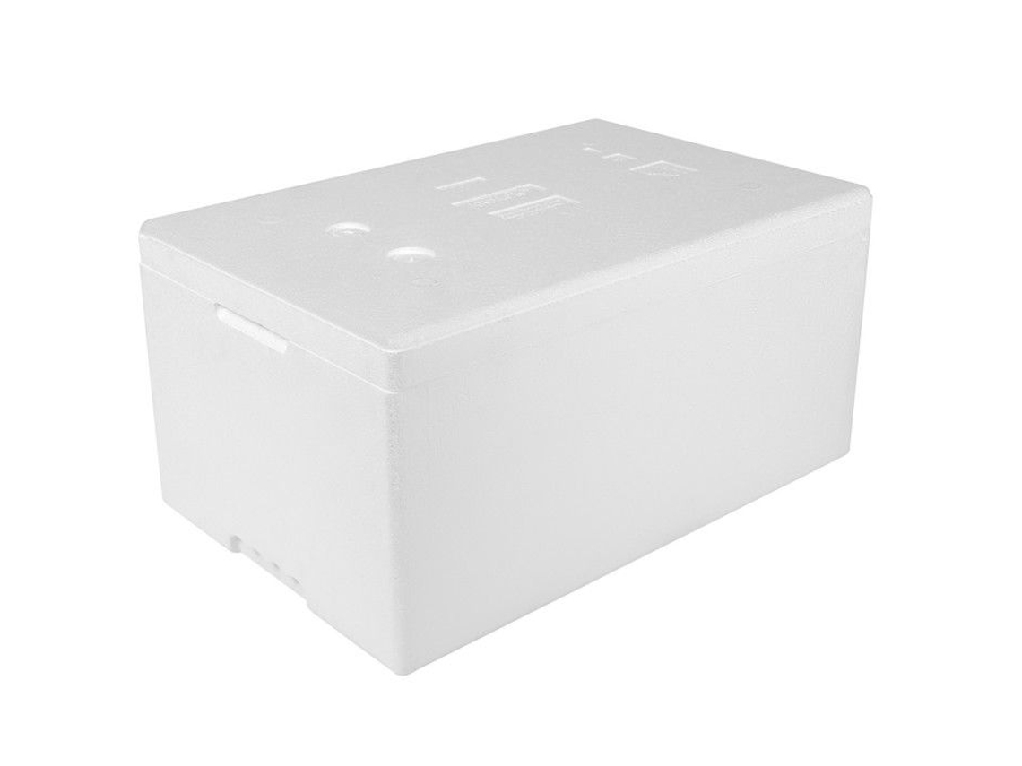 Caixa Térmica De Poliestireno Com Tampa, Certificada Pzh, 580 X 380 X 285 Mm, 32 L