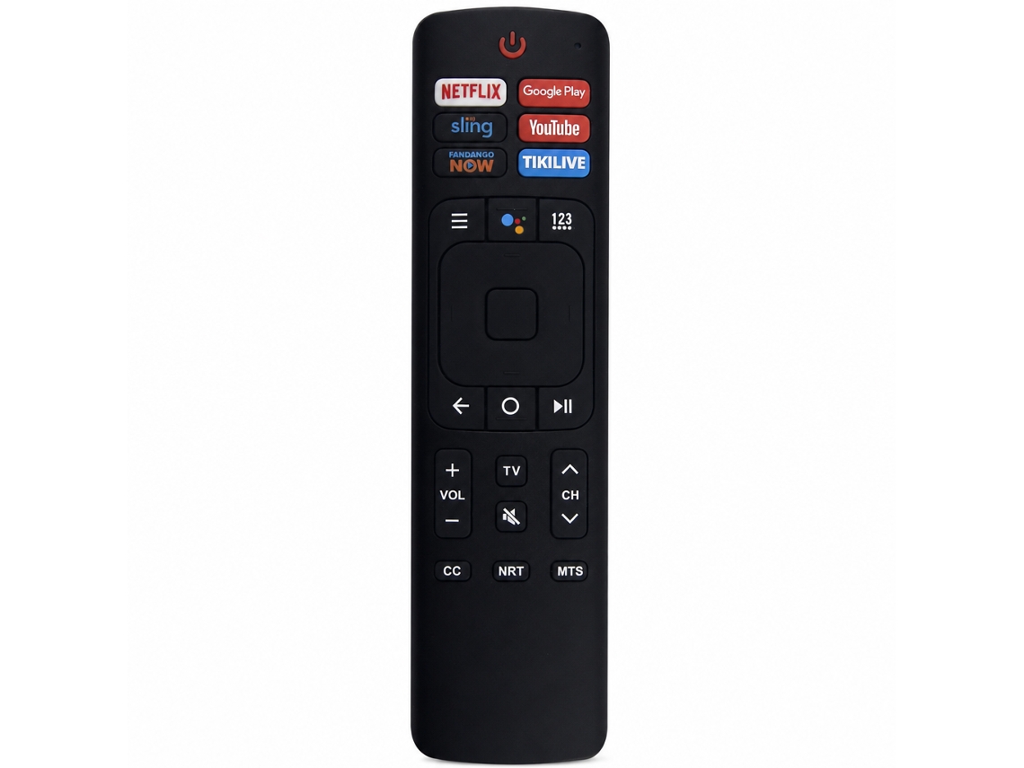 Comando À Distância Infravermelho Erf3a69 Compatível Com Tvs Vu E Hisense, Sem Comando Por Voz_zhd