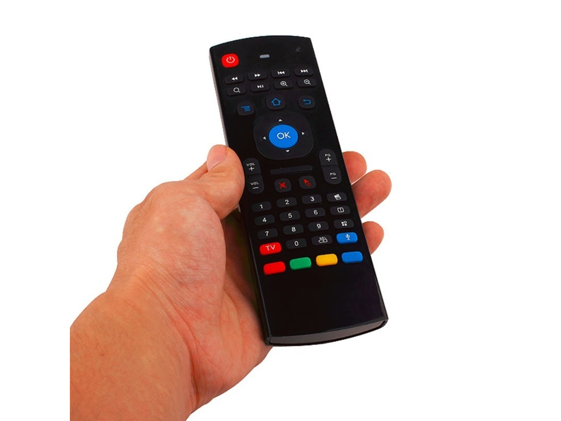 Comando TV Air Mouse MX3 para Box Android TV ou SmartTV