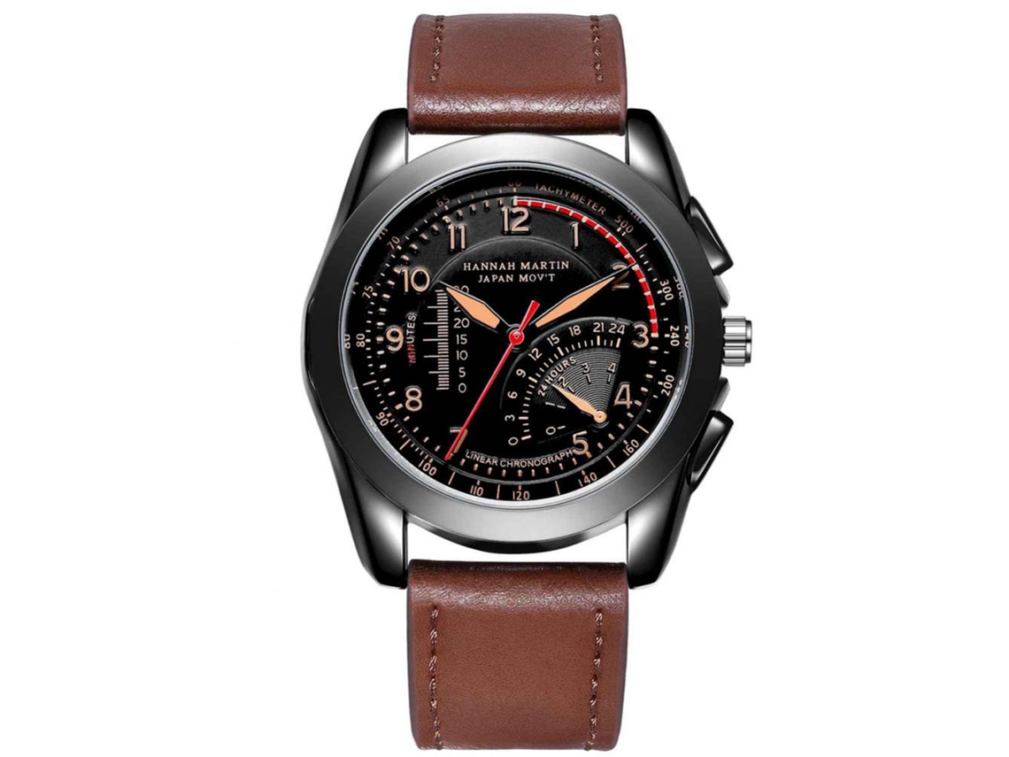 Reloj Hombre Hannah Martin Impermeable Moda Reloj Casual De Pulsera (bn02-kk)