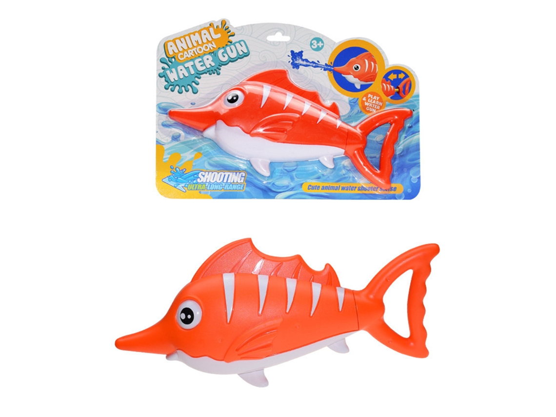 Mali pistola de Água Infantil Animal Cartoon Brinquedo Verão Praia Piscina Abs Vermelha 2