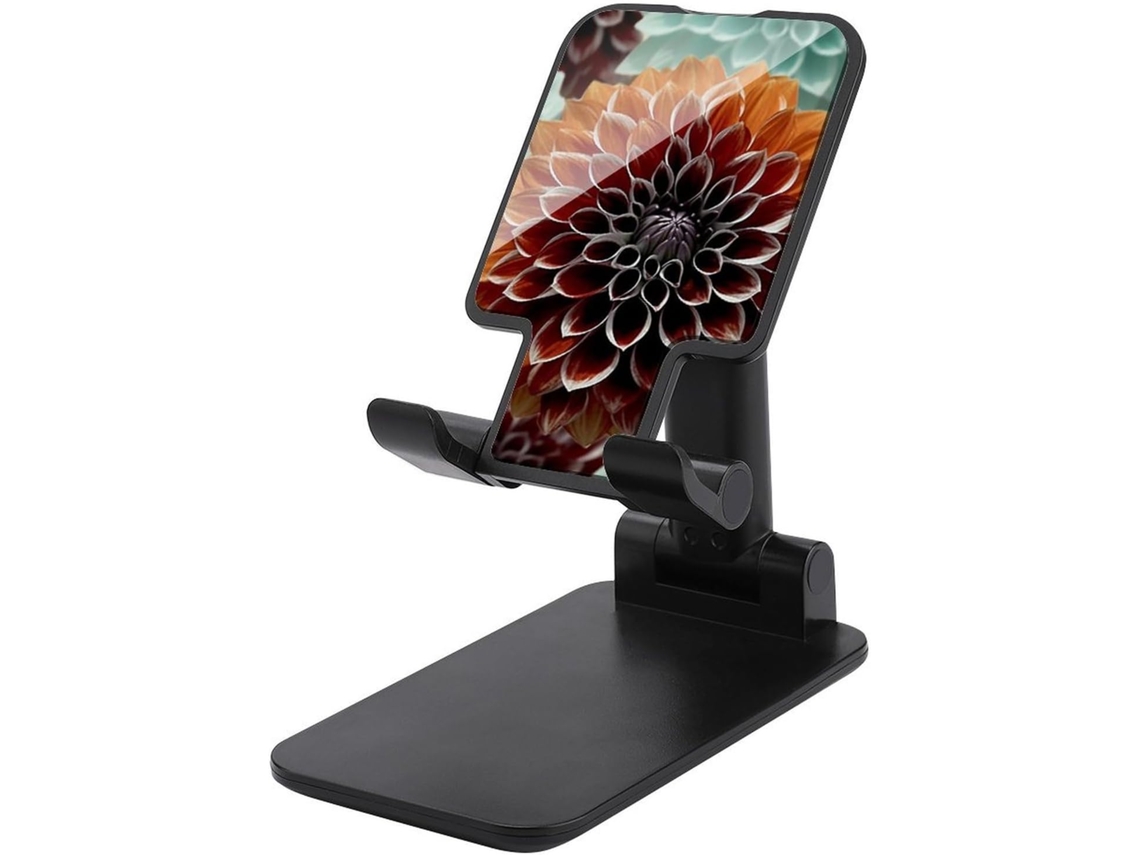 Suporte Dobrável E Ajustável Em Formato De Flor Dália Para Celular, Compatível Com Smartphones, Leitores Digitais E