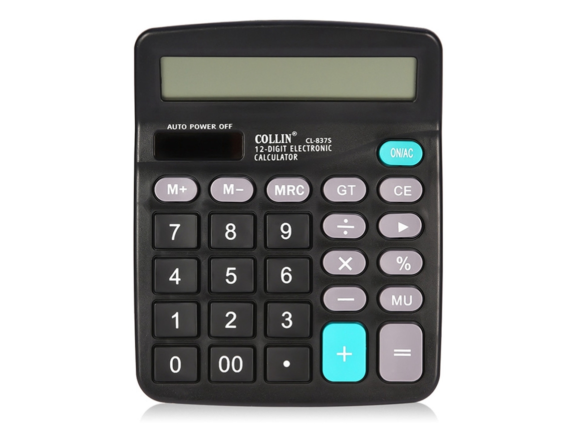 Calculadora Eletrônica Cl 837s com Bateria Botões Grandes