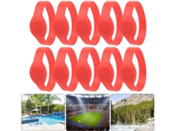 Sanpyl 10 Unidades Pulseira Rfid 125khz Ip68 À Prova D Água, Pulseira De Silicone Para Identificação Cartões Piscina E