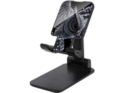 Suporte Dobrável E Ajustável Para Celular, Ideal Para Mesa, Com Um Design Majestoso De Coruja