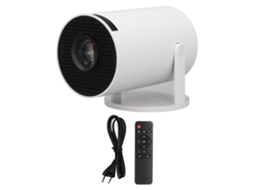 Mini Projetor Inteligente 4k, 40‑130 Polegadas, 10000 Lúmens, Rotação 270°, Correção Trapezoidal Automática, Portátil Para Cinema Externo.
