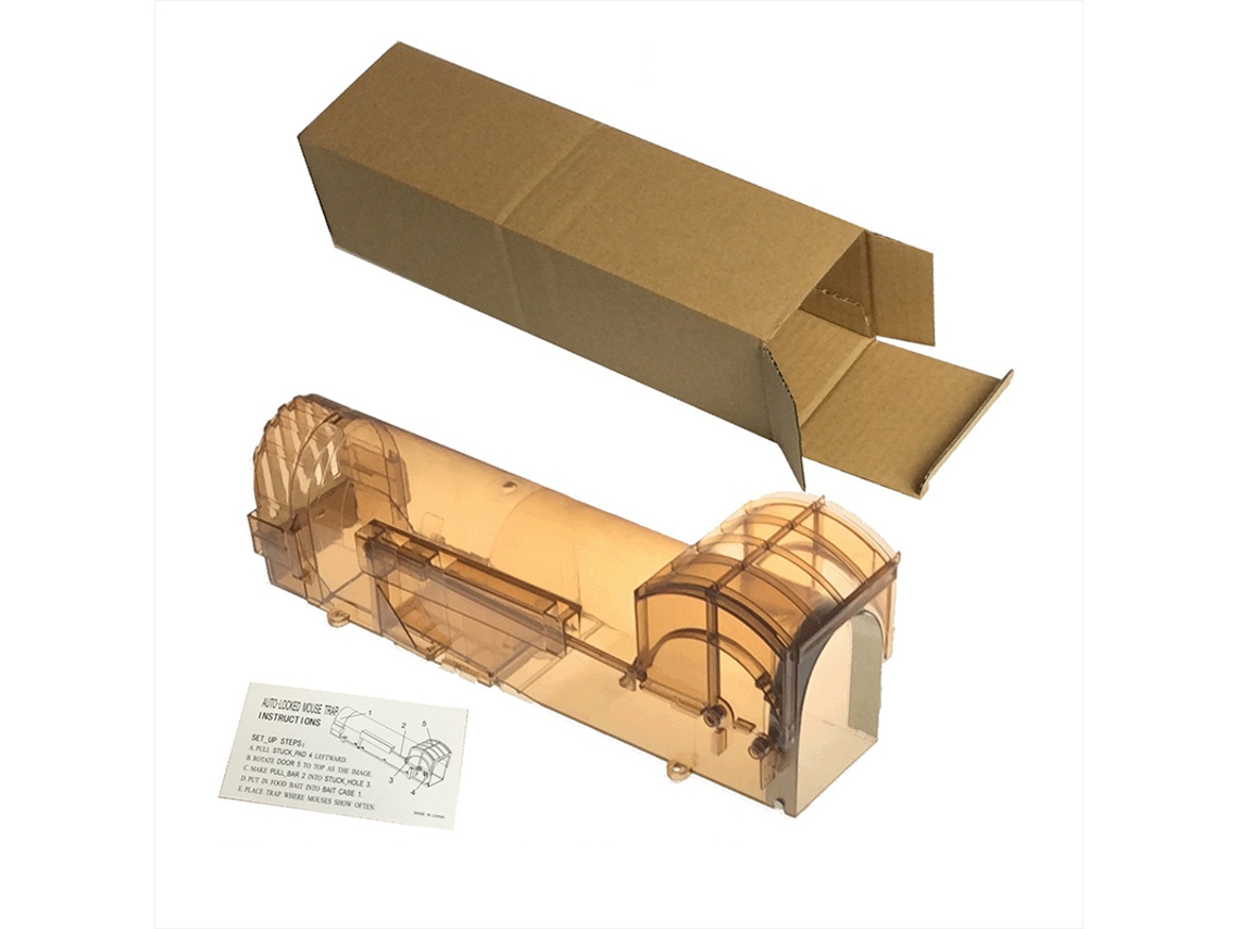 Armadilha Automática para Ratos com Porta Trancável