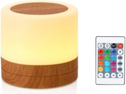 Luz Noturna Lâmpada de Toque Portátil Abajur de Mesa de Cabeceira Lâmpada Recarregável Regulável para Cuidados com Os Olhos com Mudança de