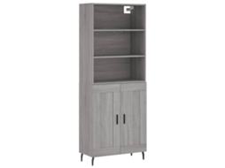 Highboard, Highboards Vidaxl Cinzeto Madeira Processada (n/a)