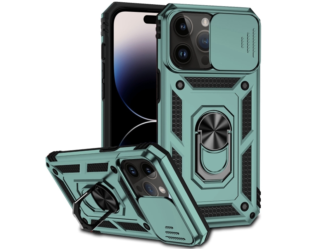 Capa Para Iphone 14 Pro Max - Suporte Deslizante Para Câmera