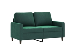 2-seater Sofa, 2-seater Sofas Vidaxl Verde Veludo (n/a)