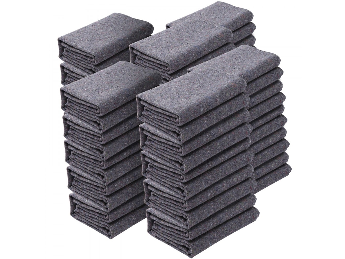 Pack De 24 Mantas De Proteção Para Mudança 1829 X 1372 Mm Em Algodão Reutilizável