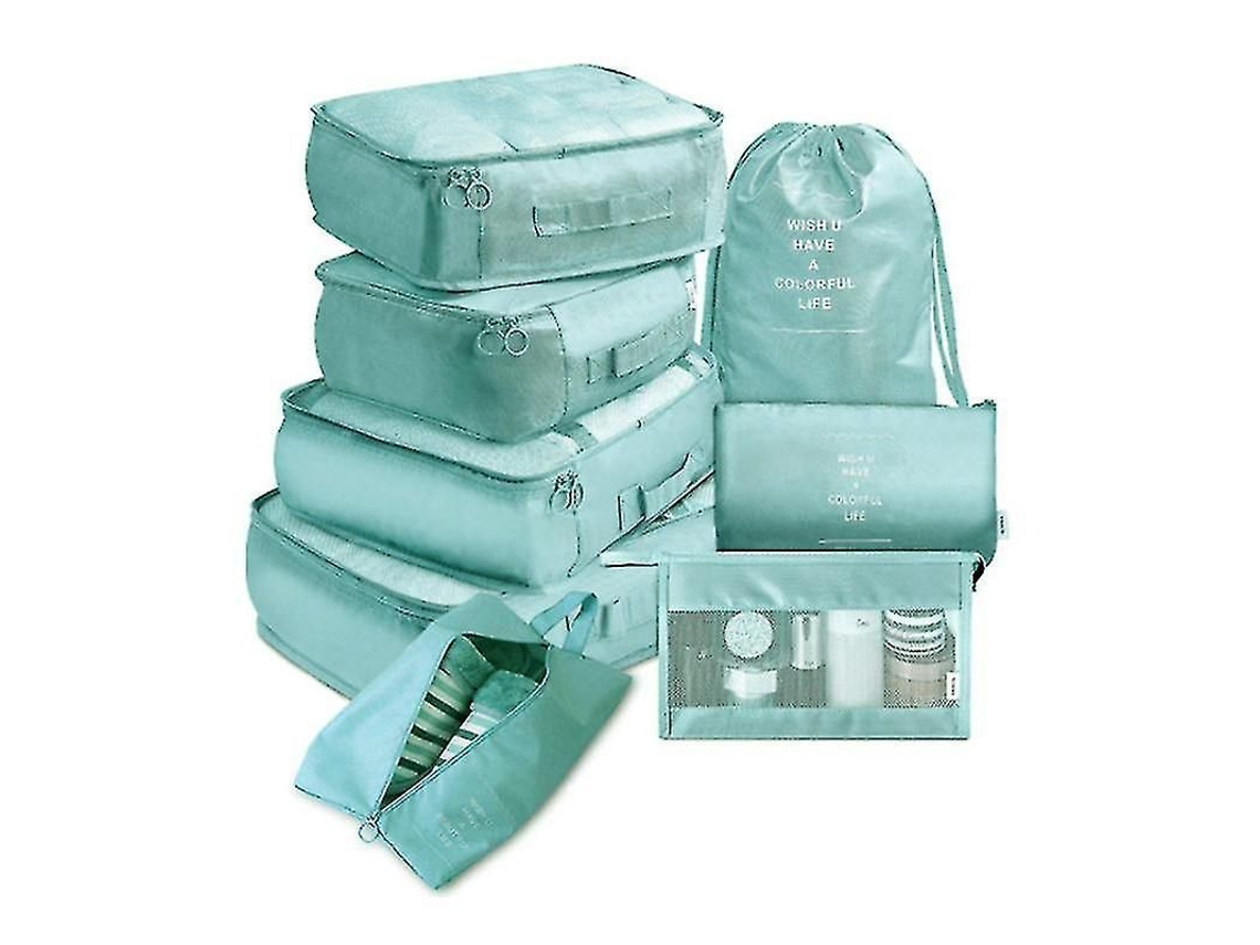 2026 8 Bolsas Organizadoras de Viaje Impermeables para Ropa, Zapatos Y Accesorios Mochila Y Maleta