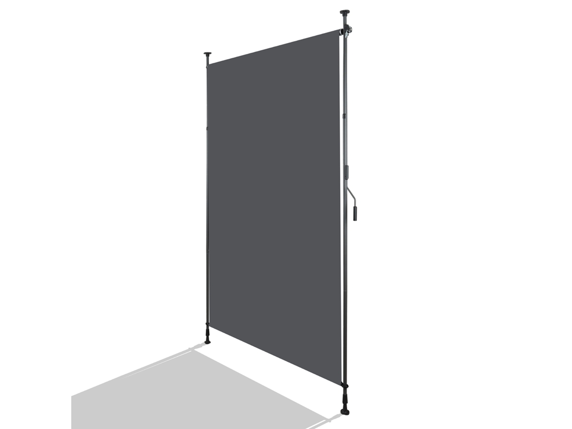 TOLDO VERTICAL SINI TECH STORE extensível, instalação sem furos, privacidade, vento