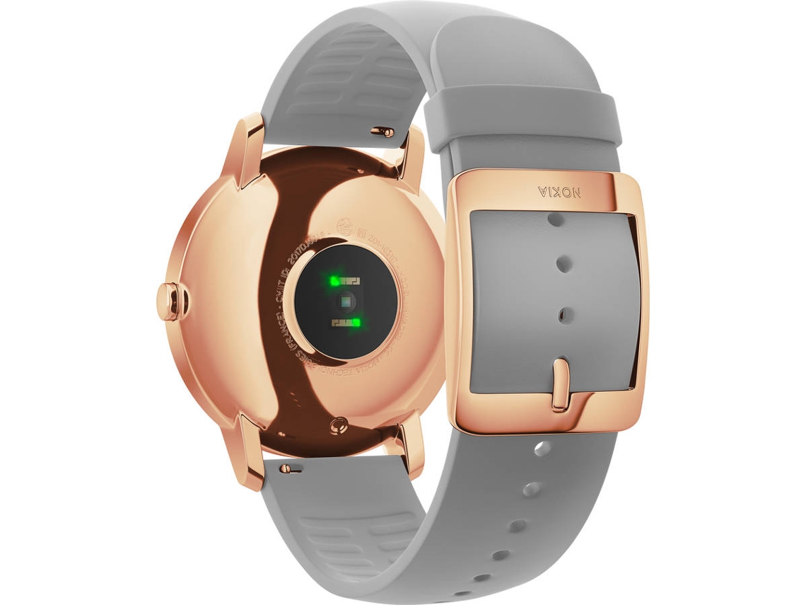 Relógio Desportivo NOKIA Steel HR36mm (Bluetooth - Até 25 meses de autonomia - Cinzento)
