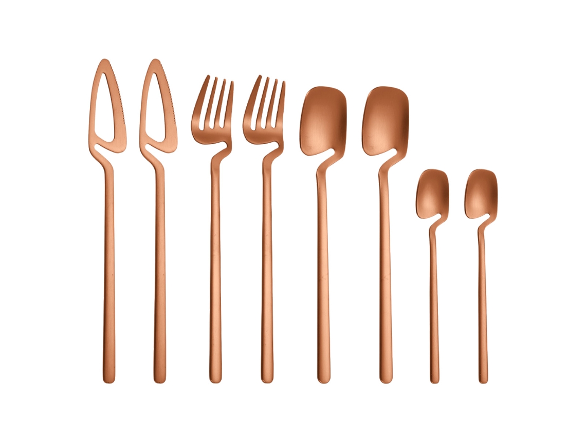 Conjunto de Talheres Pendentes em Aço Inoxidável para Casa e Restaurante RNEMITERY