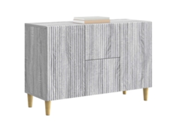 Buffet Sonoma Cinzento 89x34,5x60 Cm Derivados de Madeira MAISON EXCLUSIVE