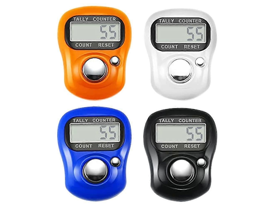 4 Contadores Eletrônicos De Voltas, 5 Dígitos, Resetáveis, Com Display Lcd