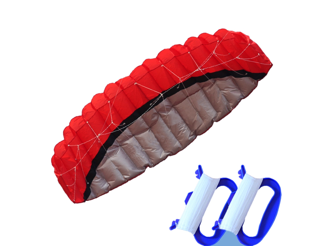 Mali pipoca de Acrobacias 2.5m Duas Linhas Soft Praia Surf Esportiva Brinquedo Presente