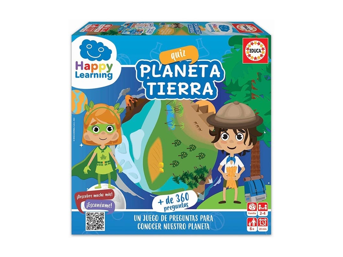 Jogo Educativo EDUCA Quiz de Aprendizagem Feliz Terra (Idade