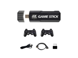 Console de Videogame Gd10 com Controles Sem Fio, 64 Gb, Tv 4k Hd, Jogos Retrô 50 Emuladores e Mais 40.00 0 para Ps1/n64/dc. GOKOCO