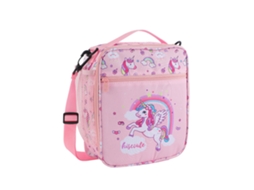 (rosa) Nova Lancheira Escolar, Bolsa Bento Com Estampa De Unicórnio (feminina)