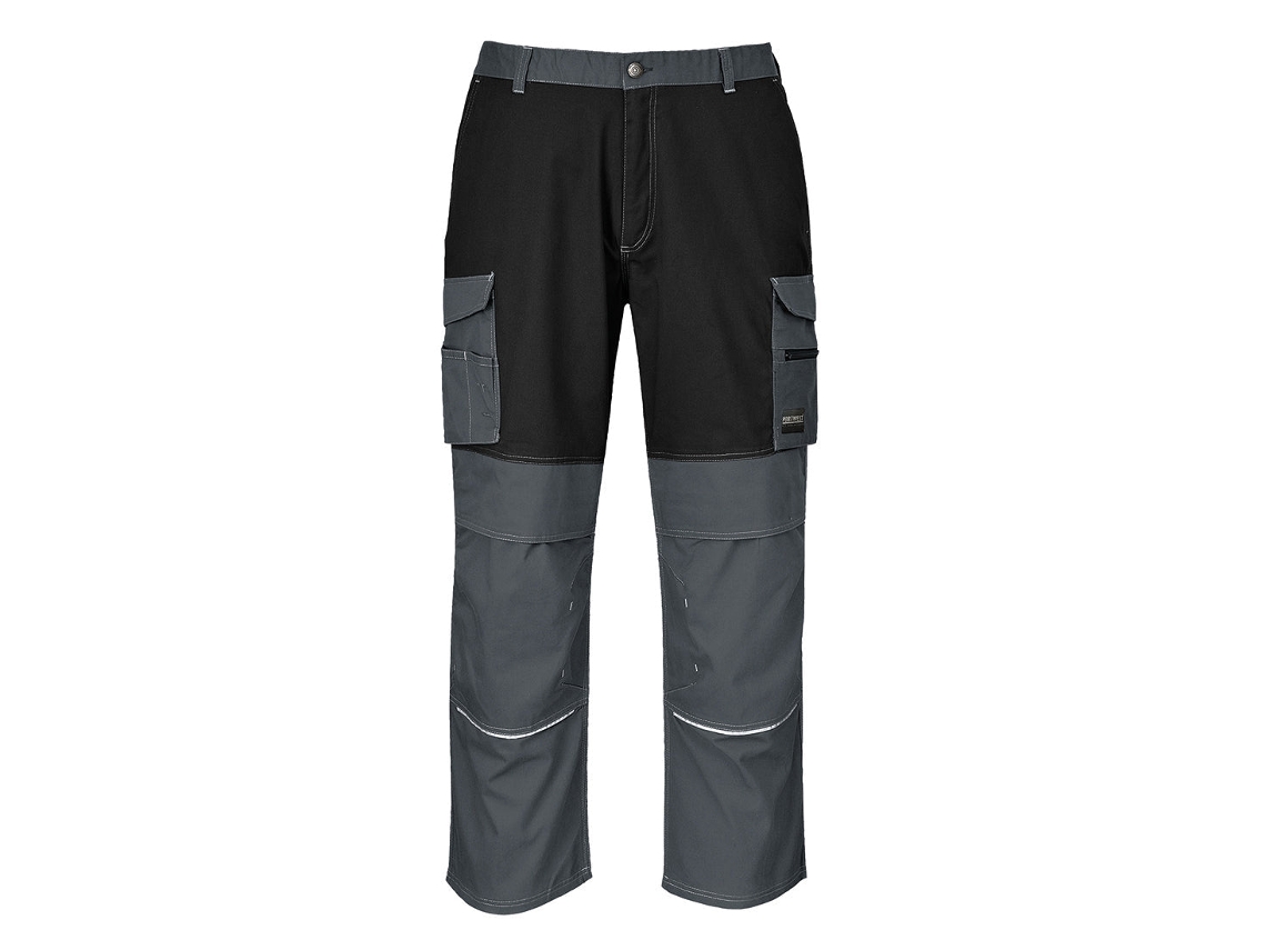 Calça Granite Conforto E Funcionalidade Prática / Cinza Preto / S Portwest
