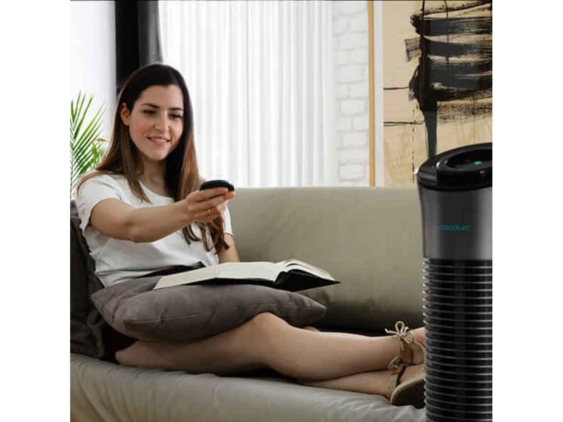 Ventilador Torre Cecotec Energysilence 7090 Skyline 45 W Preto